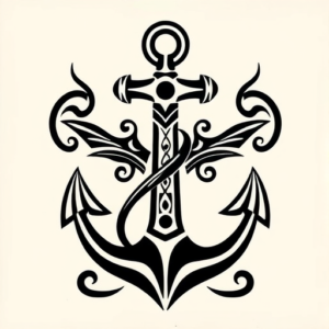 Maori Anchor Tattoo