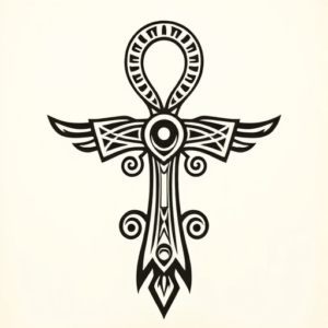 Maori Ankh Tattoo