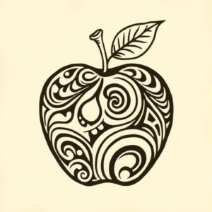 Maori Apple Tattoo