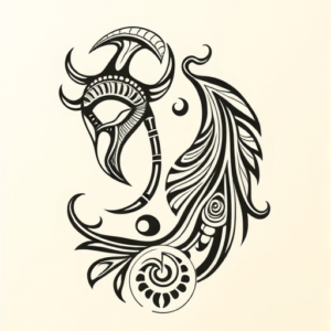 Maori Aries Tattoo