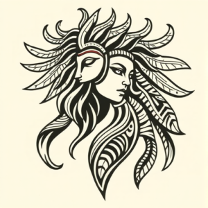 Maori Athena Tattoo