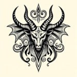 Maori Baphomet Tattoo