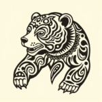 Maori Bear Tattoo