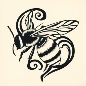 Maori Bee Tattoo