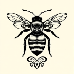 Maori Bee Tattoo