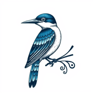 Maori Bluebird Tattoo