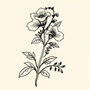 Maori Bluebonnet Tattoo