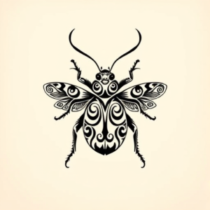 Maori Bug Tattoo