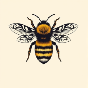 Maori Bumblebee Tattoo