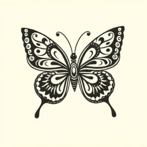 Maori Butterfly Tattoo