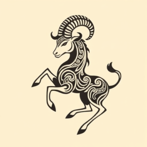 Maori Capricorn Tattoo