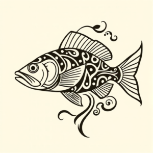 Maori Catfish Tattoo