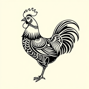 Maori Chicken Tattoo
