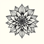 Maori Chrysanthemum Tattoo