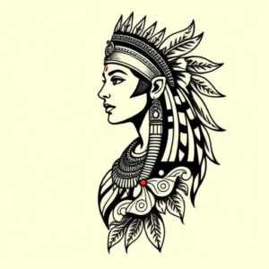 Maori Cleopatra Tattoo