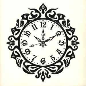 Maori Clock Tattoo