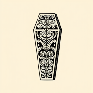 Maori Coffin Tattoo