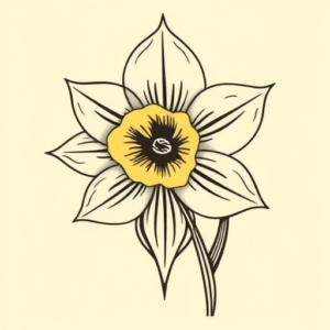 Maori Daffodil Tattoo
