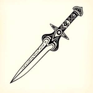 Maori Dagger Tattoo