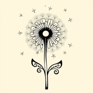 Maori Dandelion Tattoo