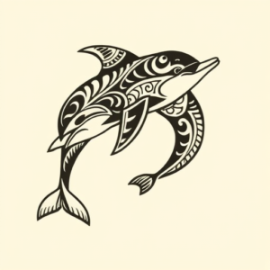 Maori Dolphin Tattoo