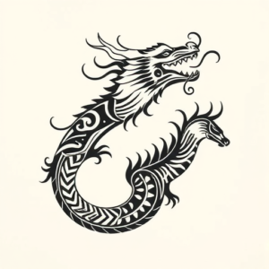 Maori Dragon Tattoo
