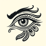 Maori Eye Tattoo