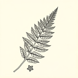 Maori Fern Tattoo