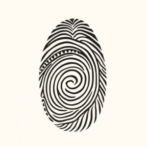 Maori Fingerprint Tattoo