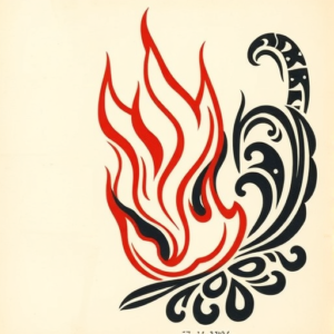 Maori Fire Tattoo