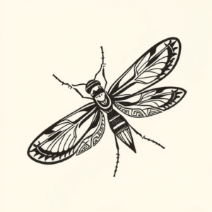 Maori Firefly Tattoo