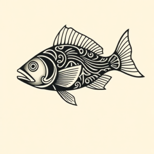 Maori Fish Tattoo