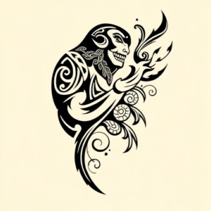 Maori Gambling Tattoo