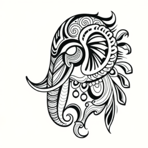 Maori Ganesha Tattoo