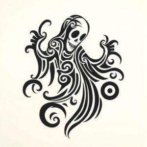 Maori Ghost Tattoo