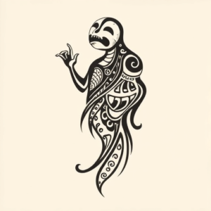 Maori Ghost Tattoo