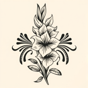 Maori Gladiolus Tattoo