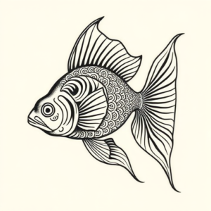 Maori Goldfish Tattoo