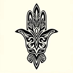 Maori Hamsa Tattoo