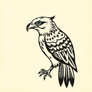 Maori Hawk Tattoo