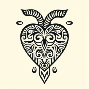 Maori Heart Tattoo