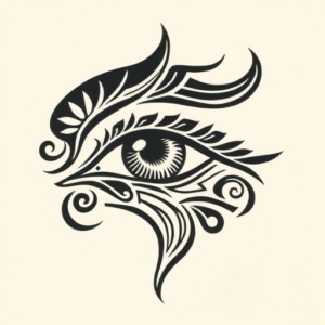 Maori Iris Tattoo