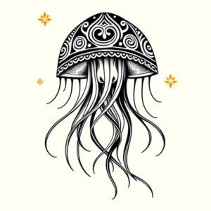 Maori Jellyfish Tattoo