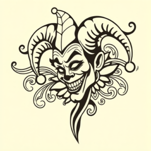 Maori Jester Tattoo