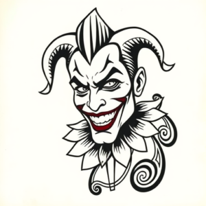 Maori Joker Tattoo