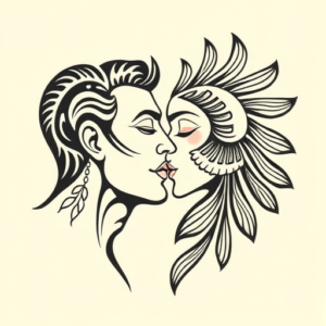 Maori Kiss Tattoo