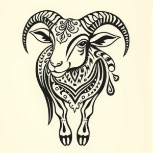 Maori Lamb Tattoo