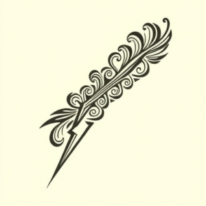 Maori Lightning Tattoo