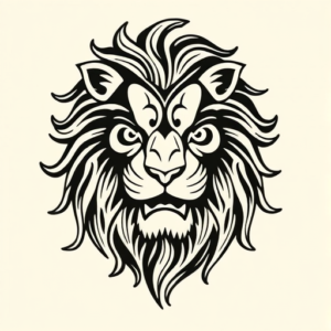 Maori Lion Tattoo