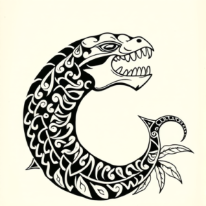 Maori Monstera Tattoo